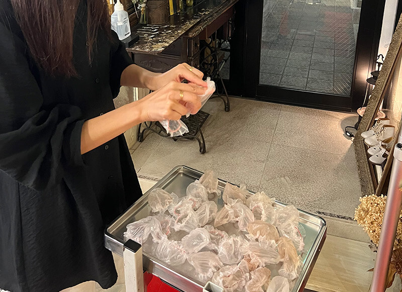 片付けスタート